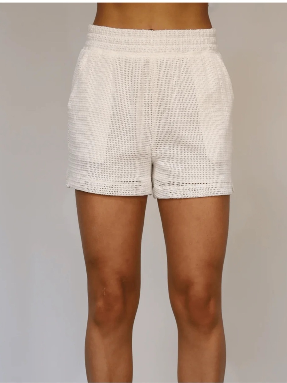Z Supply Resort 100% Cotton Sandy Shorts White - L
